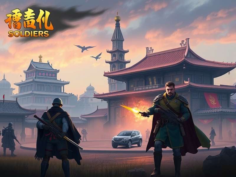 Sen Dynasty Soldiers Battle Scene